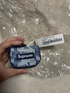 小物 supreme Fat Tip Denim Airpods Case Supreme-Fat-Tip-Jacquard-Denim