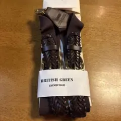 BRITISH GREEN サスペンダー