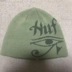 Huf ニット帽 オリーブグリーン