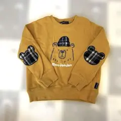 Moujonjon トレーナー マスタード