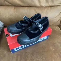 CONVERSE オールスターMJベルベット OX ストラップスニーカー