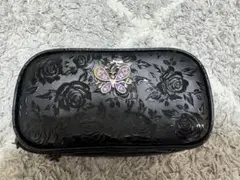 ANNA SUI アナスイ ポーチ 黒 蝶