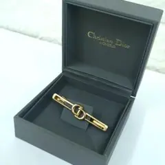 クリスチャンディオール CDロゴ ネクタイピン ゴールドカラー メンズ Dior