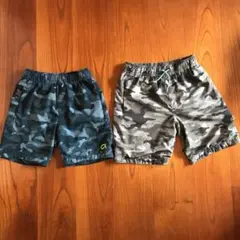 GAP FIT 半ズボン　ハーフパンツ　キッズ　120cm 迷彩2着まとめ売り