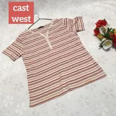 cast west ストライプ 半袖 Tシャツ レディース トップス