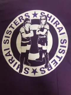 女子プロレスラー　紫雷姉妹　Tシャツ