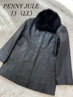 【極美品】PENNY JULE ラムレザーロングジャケット