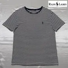 Ralph Lauren ストライプ ポケット付き Tシャツ