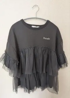 ＊レースフリル付Ｔシャツ＊