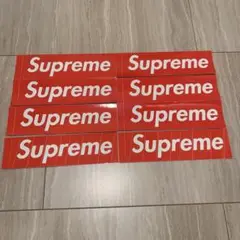【難あり】Supreme ボックスロゴ　ステッカー8枚