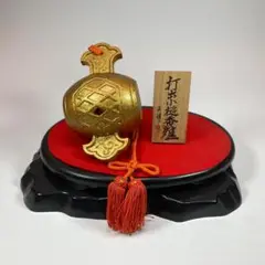 重厚感ある金の打出の小槌 　置物　開運　縁起物　正晴作　飾り物