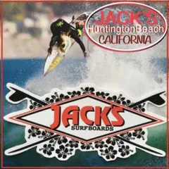 JACKSジャックスサーフ@California限定BIGフラワーロゴステッカー