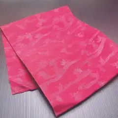 帯【名古屋帯】全通 和模様柄 ☆リメイク素材☆着物☆ おまとめ割有り❣️