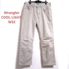 Wrangler　クールライト WM135 W32　ベージュ　ストレートデニム