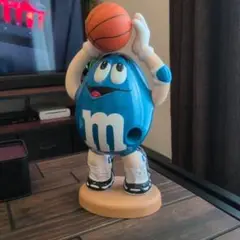 M&M's ディスペンサー ブルー バスケットボール エムアンドエムズ エムアンドエムズ M&Ms キャンディ ディスペンサー ブルー