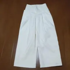 2タック サイドポケット ワイドパンツ