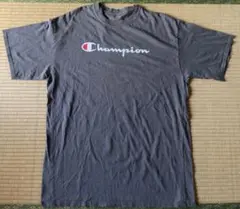 00s Champion tシャツ　企業ロゴ