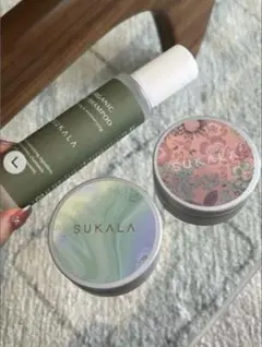 SUKALAエッセンシャルバーム2個&オーガニックドライシャンプー