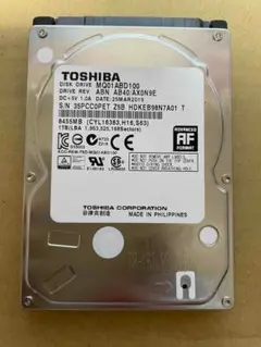 使用時間939h 東芝 2.5インチHDD 1TB 厚さ9mm 動作確認済