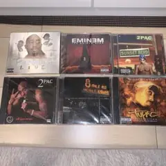 2PAC & EMINEM CDコレクション