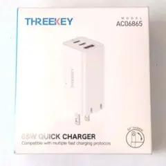 THREEKEY 65W QUICK CHARGER 急速充電器♡J19