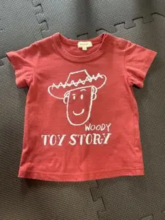 トイストーリー　ウッディ Tシャツ 赤色 90cm