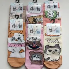ねこに転生したおじさん　ソックス6足 セット 23-25cm