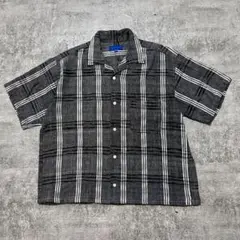OLD 短丈　ショート丈　チェックシャツ　cityboy ボックス　ブラック
