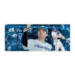 日本ハムファイターズ FIGHTERS 郡司裕也選手 バスタオル ヒーローグッズ