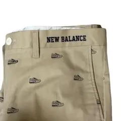 美品 NEW BALANCE ゴルフパンツ チノパン 靴柄 メンズサイズ 6
