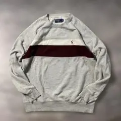 古着PolobyRalphLaurenスウェット黒【AB77】