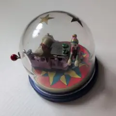 【むらいこうじ】手回しオルゴール　ピエロ　ドーム型