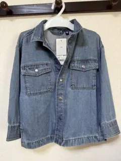 【新品・未使用・タグ付き】UNIQLO デニムジャケット　110cm