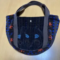 エバゴス　eb・a・gos シェニール織りバック　美品