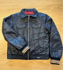 ディーゼル キッズ フェイクレザージャケット 140