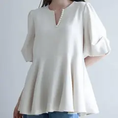 SAISON DE PAPILLON ベージュ　M size