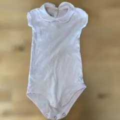 Petit Bateau 6m 67cm 丸首ブラウス/ロンパース