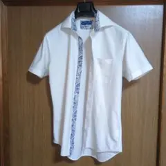 激安！山喜　SHIRT HOUSE 半袖シャツ M ホワイト