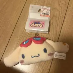 サンリオ 日焼けシナモン かおチャーム ぬいぐるみキーホルダー