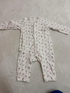 さくらんぼ柄ロンパース 80