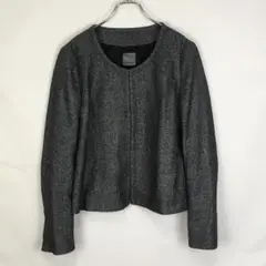 PREMISE プレミス ウール混 ノーカラージャケット Theory luxe
