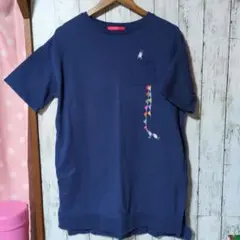 graniph ビューティフルシャドー ネイビー 半袖チュニック F