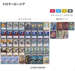 ドロマーロージア デュエルマスターズ ドロマーロージア デッキレシピ詳細 | ガチ
