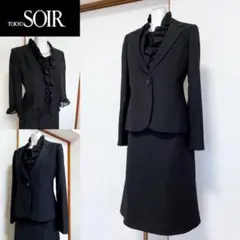 ⁑【美品】東京ソワール 高級喪服礼服 3点セット 13号