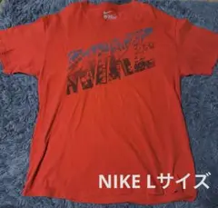 古着 NIKE ナイキ Tシャツ メキシコ製 ビッグロゴ レッド L