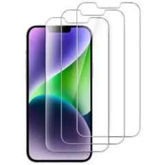 3枚✨iPhone14Plus 6.7インチ用 強化ガラス 液晶保護フィルム