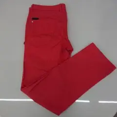 ☆ 美品 Callaway ゴルフ 赤 細身パンツ ウエスト85cm ☆