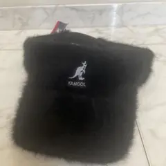 KANGOL ブラック サンバイザー フリーサイズ