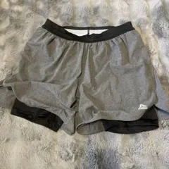 【美品】Reebok リーボック スポーツ ウェア 半パン グレー