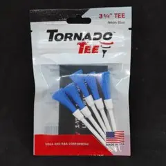 トルネードティー 3.25インチ 5本入り 青 ブルー コンペ賞品にも